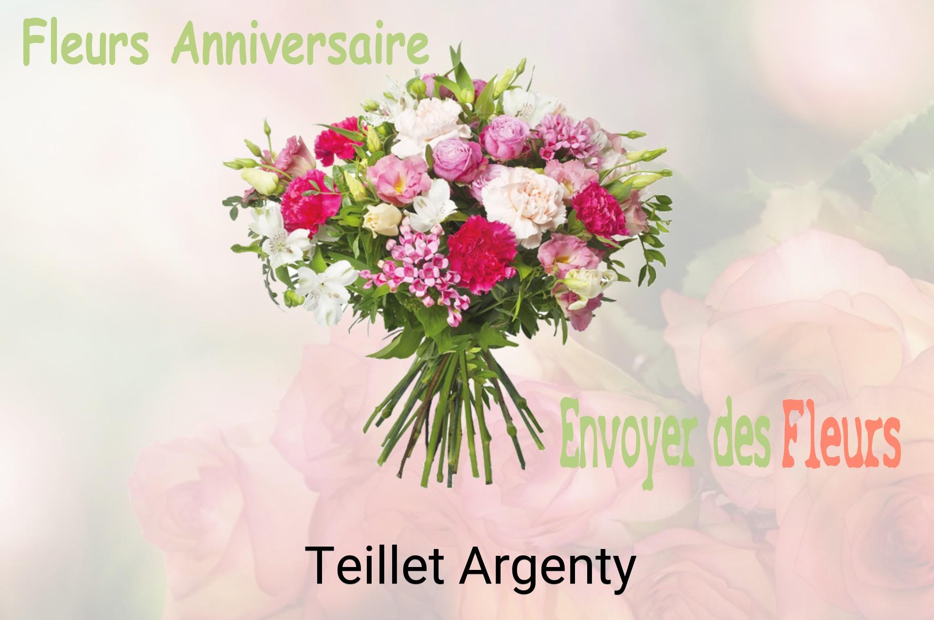 Bouquet de fleurs d’anniversaire livré à Teillet-Argenty