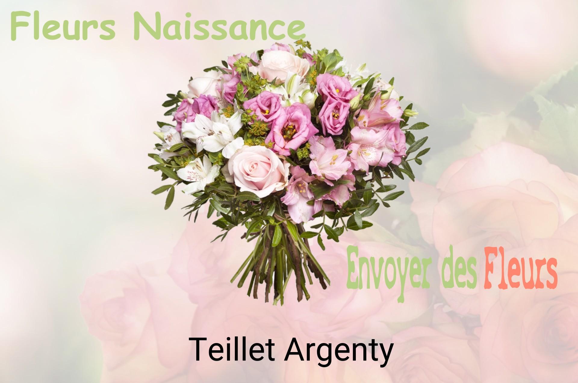 Bouquet de fleurs de naissance livré à Teillet-Argenty